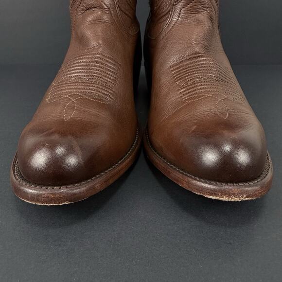 Tecovas The Cartwright Men’s 10D Hazelnut Leather Cowboy Western Boots Mexico main image 5
